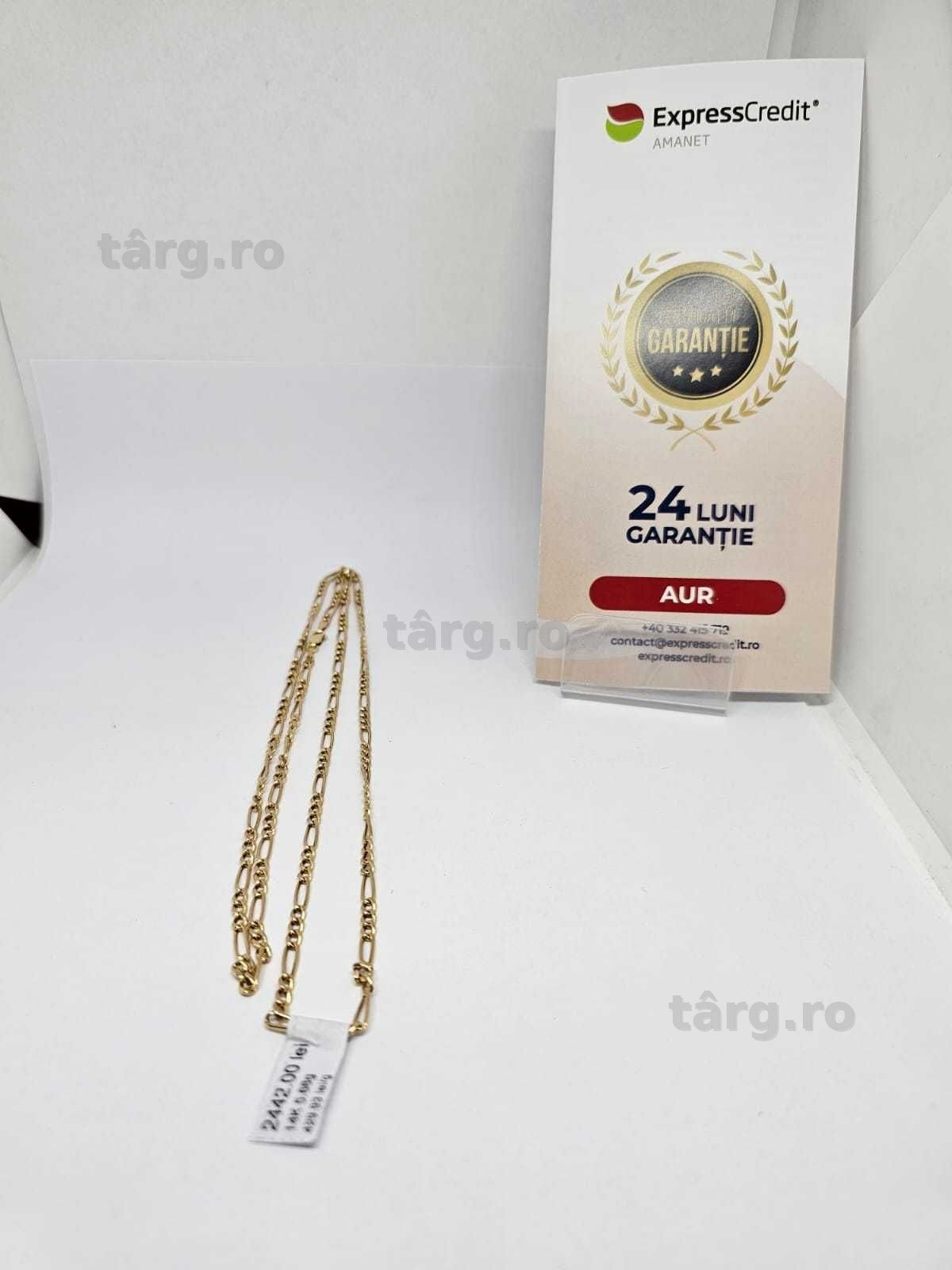 Lant aur 14k 5.68g (33925/15 Gara1) Garantie 2 ani!