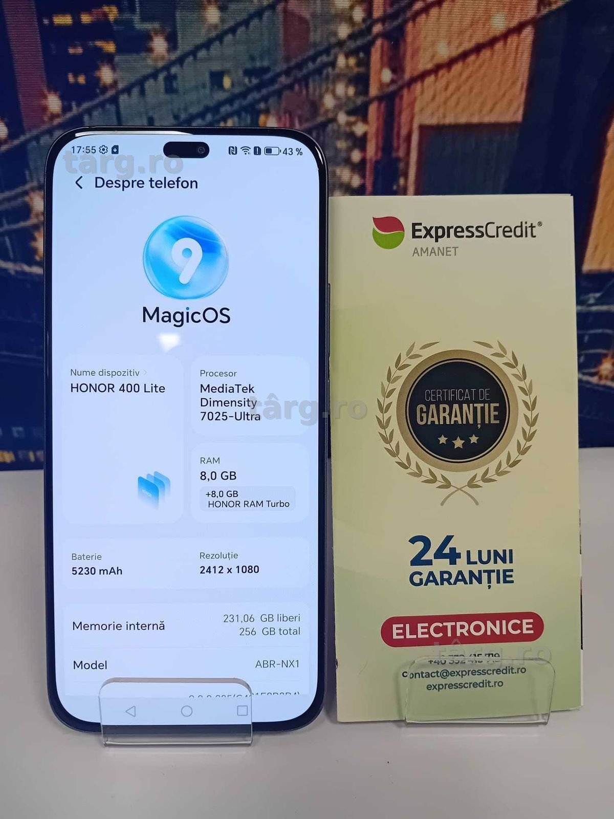 Honor 400 Lite (35072/30 Pacurari 2) Garantie 2 Ani!