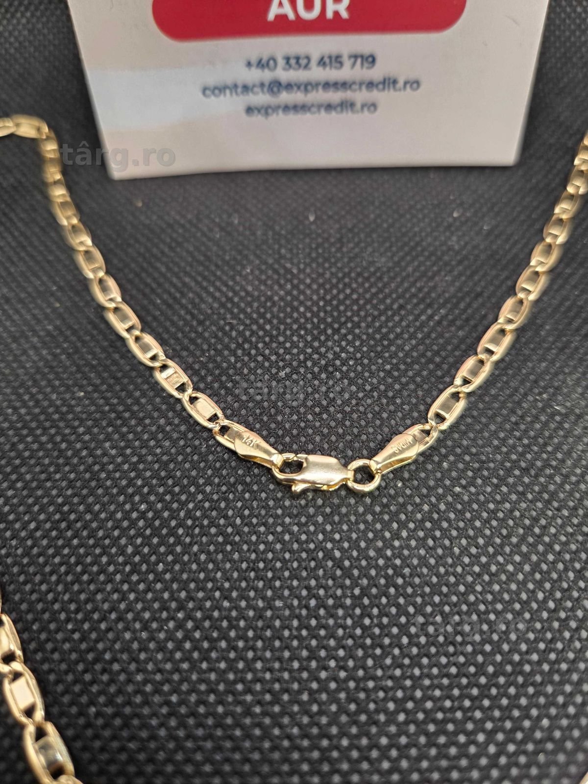 Lant aur 14K 5.51g (50007 Ag11 Piata Nicolina) Garantie 2 ani! 3