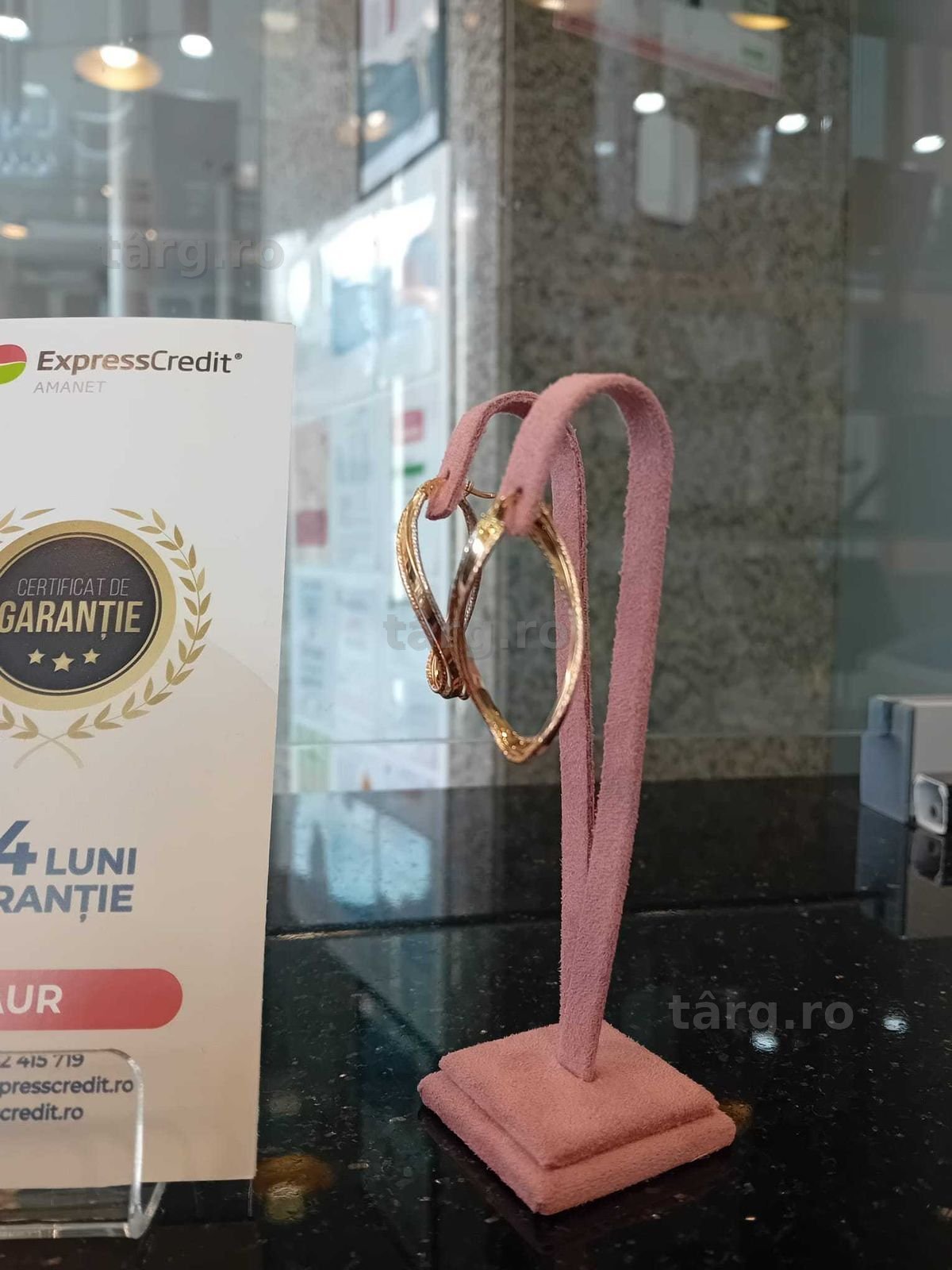 Cercei aur 14k 2.92g (Iulius Mall)(B-445.4) Garantie 2 ani! 2