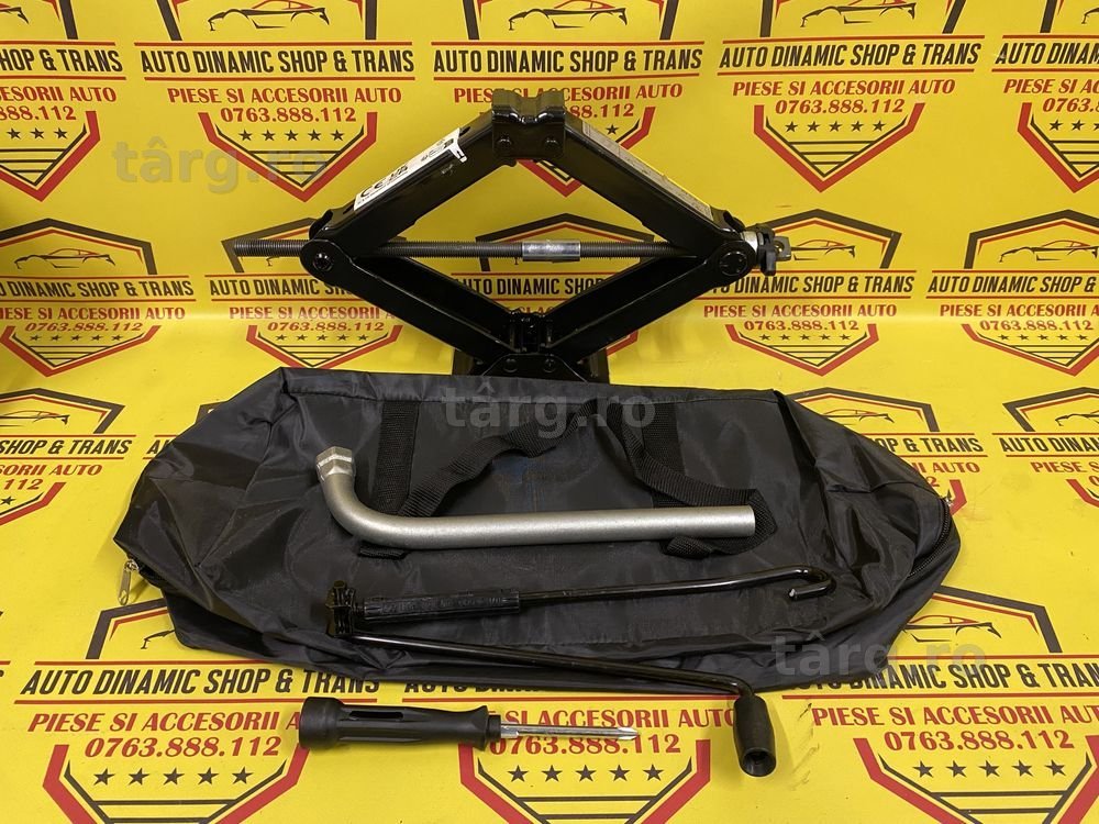 Cric auto OEM kit original Audi Q2 cu coarba manivela husa
