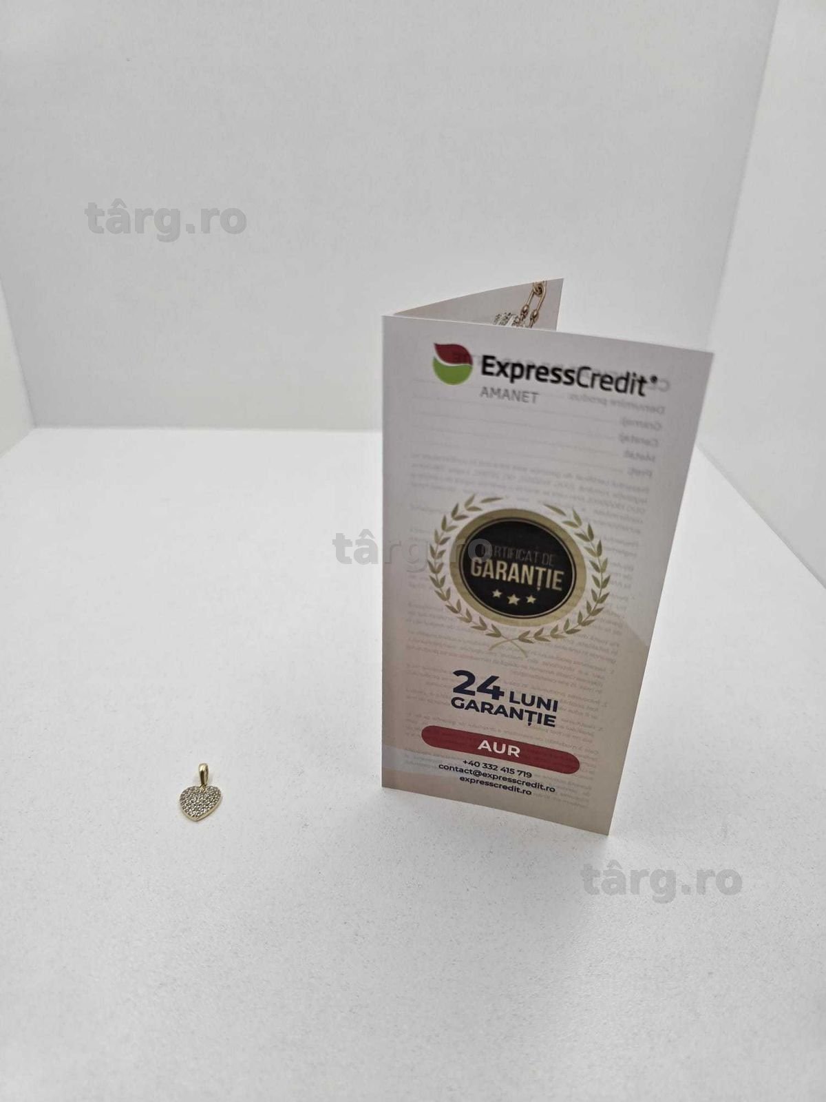 Medalion aur 14K 1.54gr (Ag25 Belvedere B.42117.1)-Garantie 2 Ani!