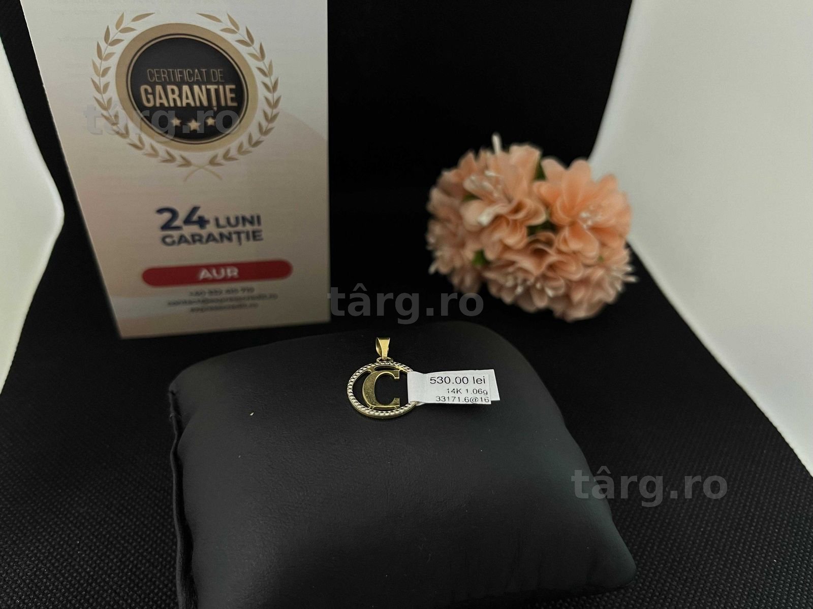 Pandantiv Aur 14k 1.06g (AG16 Moldova b33171.6)-Garantie 2 ani!