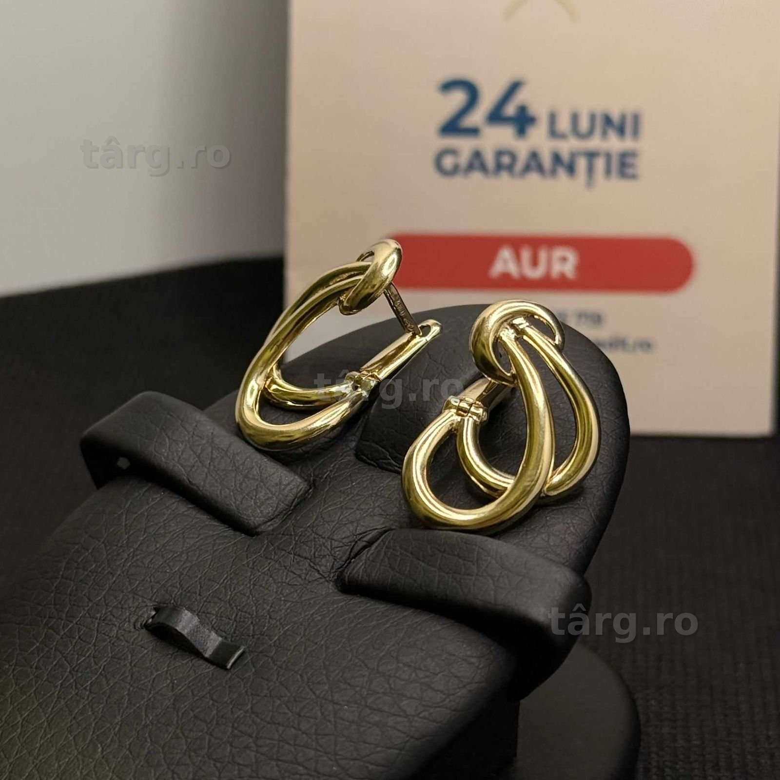 Cercei aur 14K 5.96g (AG15 Gara 1 B33464.1) Garantie 2 ani! 2