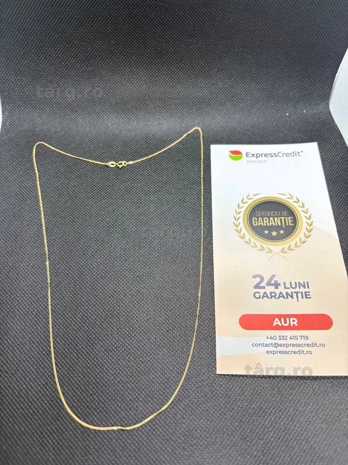 Lant aur 14k 1.45g (B.25748.2 AG31 Barboi) Garantie 2 ani!