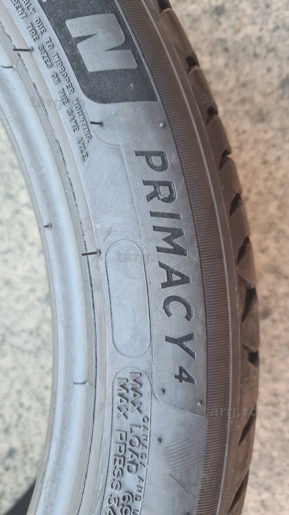4 anvelope vara Michelin,fata 225/45/18,spate 255/40/18 5