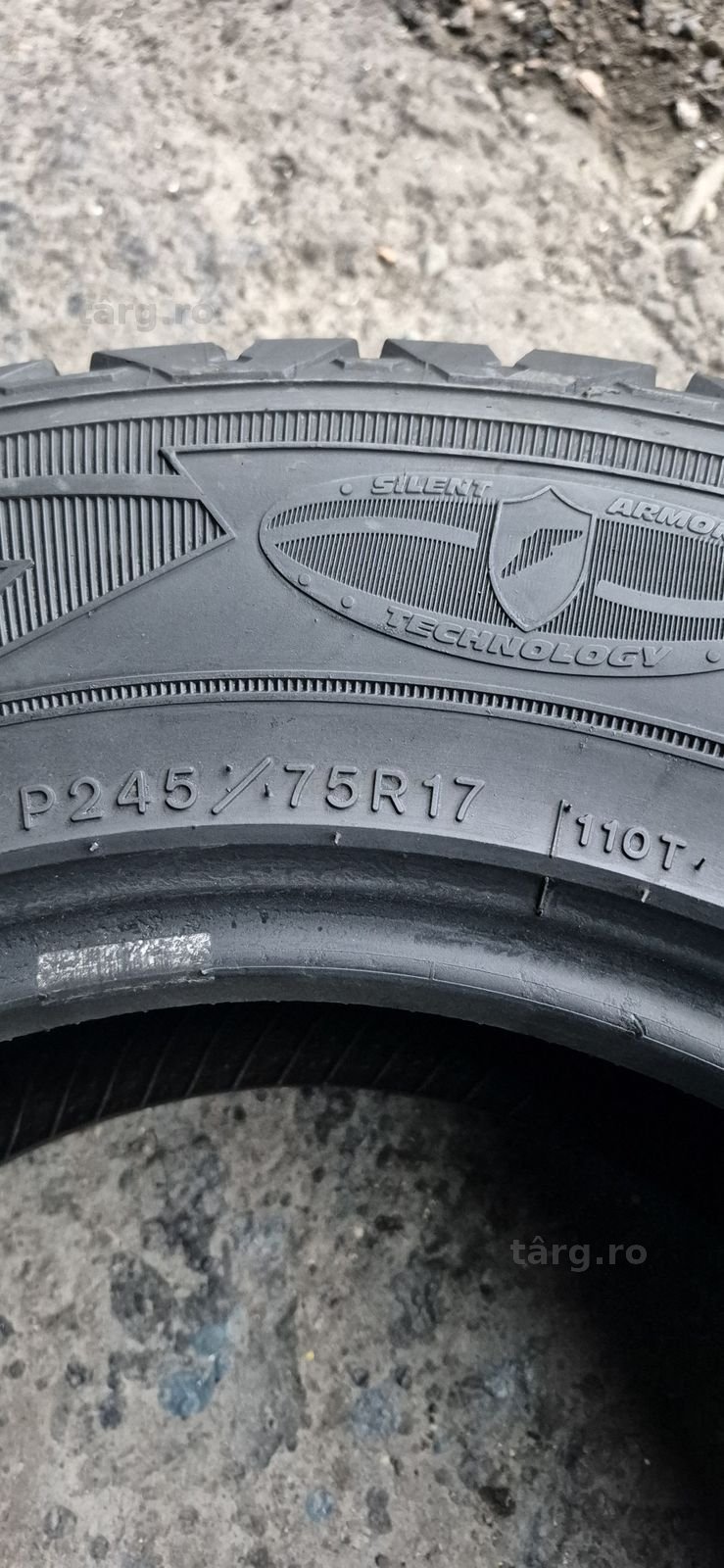4 anvelope M+S Goodyear 245/75/17.Pretul este pe bucata. 6