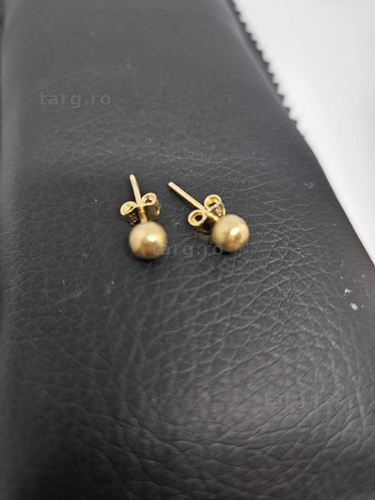 Cercei Aur 14K 0.90g (AG1 Alexandru B3607.1) - Garantie 2 Ani! 3