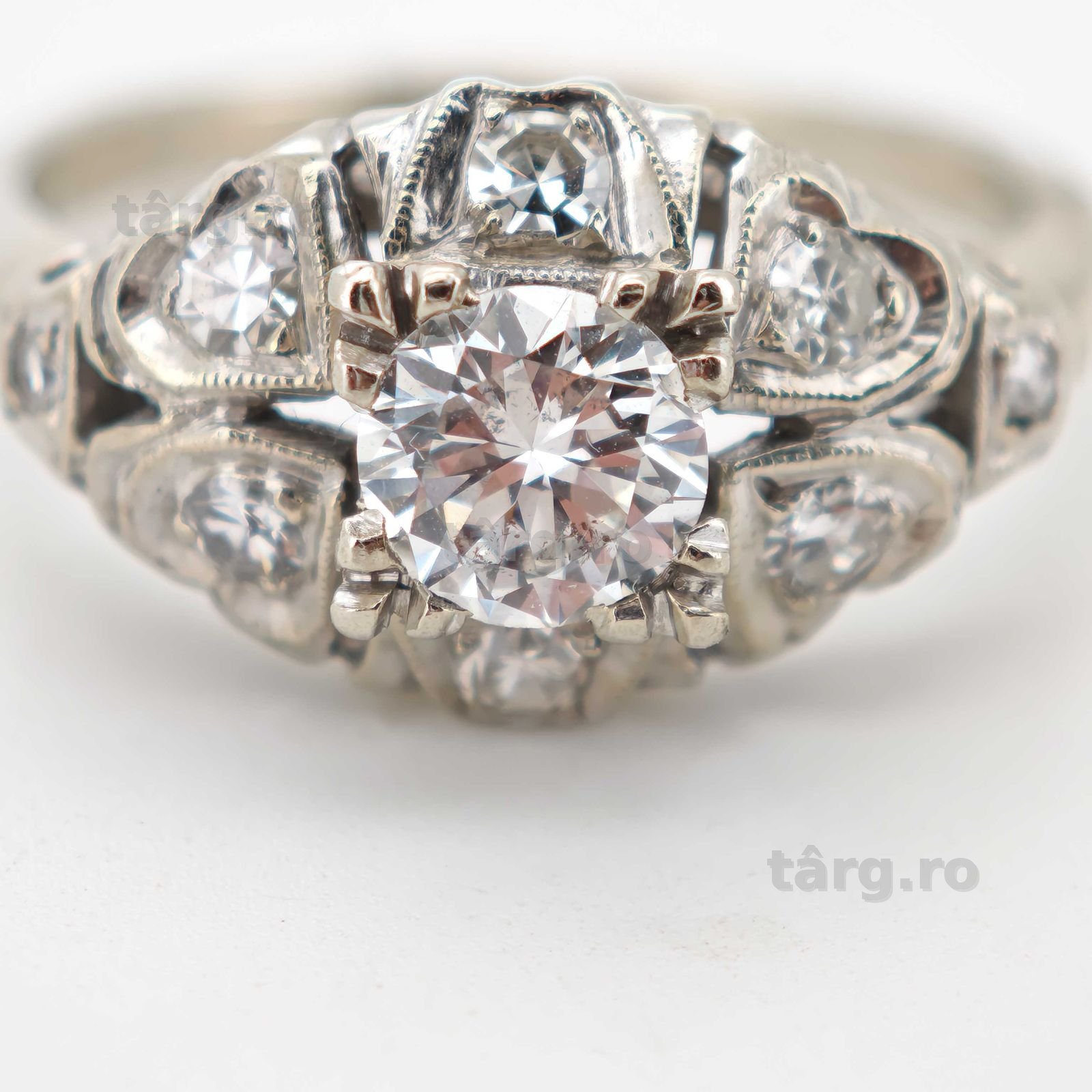 Inel 14k diamante naturale 0,86ct