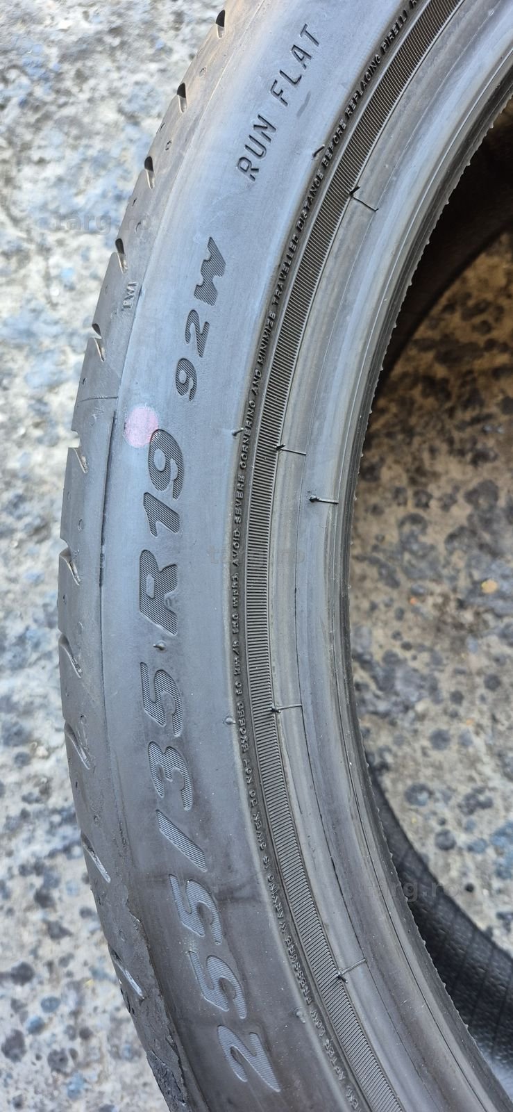 4 anvelope vara runflat noi Pirelli,fata 225/40/19,spate 255/35/19,dot 2024.Pretul este pe bucata. 7