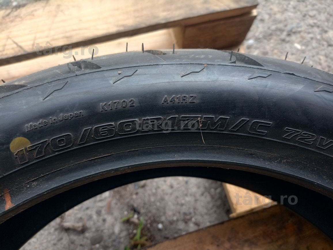 O anvelopa "trail" NOUA Bridgestone 170/60 R17 dot 5018 4