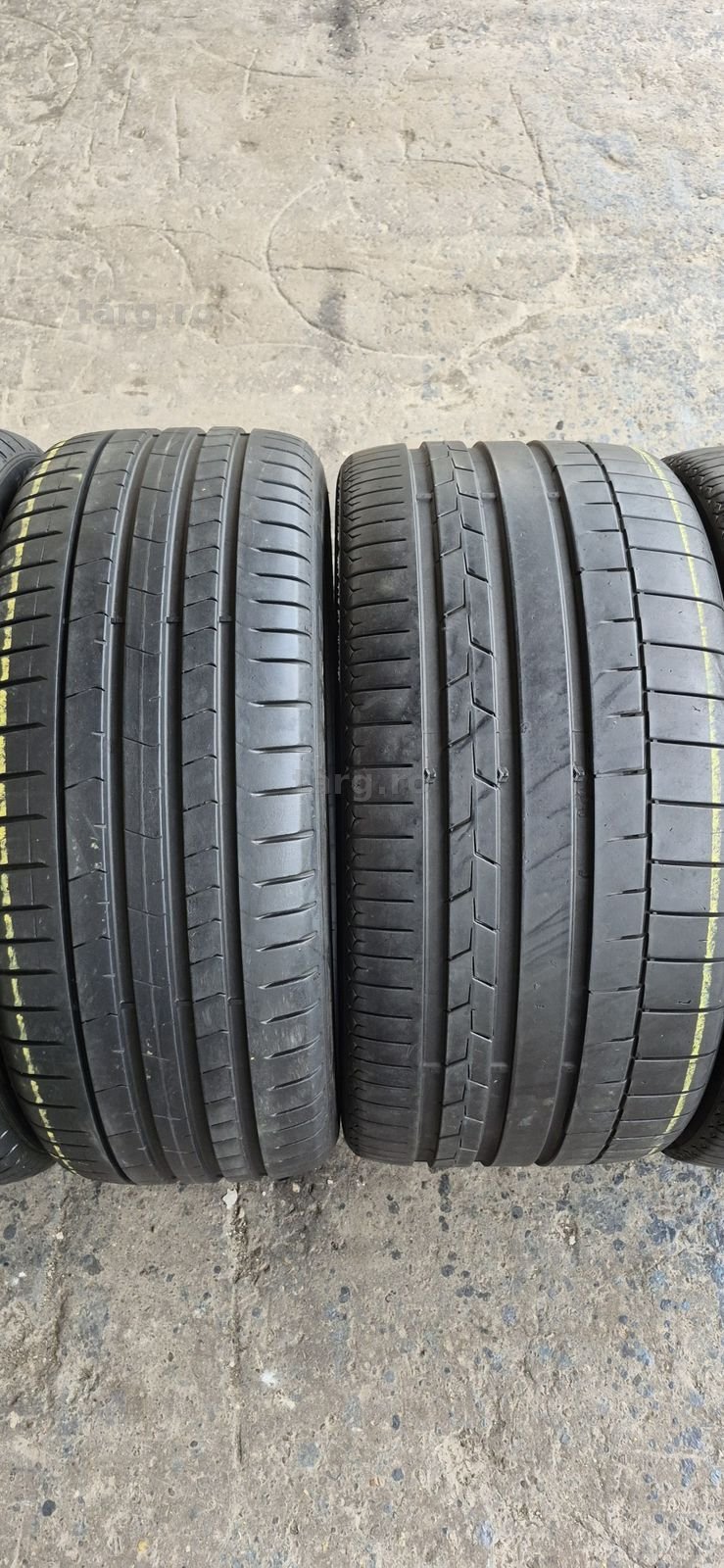 4 anvelope vara ca noi,fata Pirelli 245/35/20,spate Continental 275/30/20.Pretul este pe bucata. 2