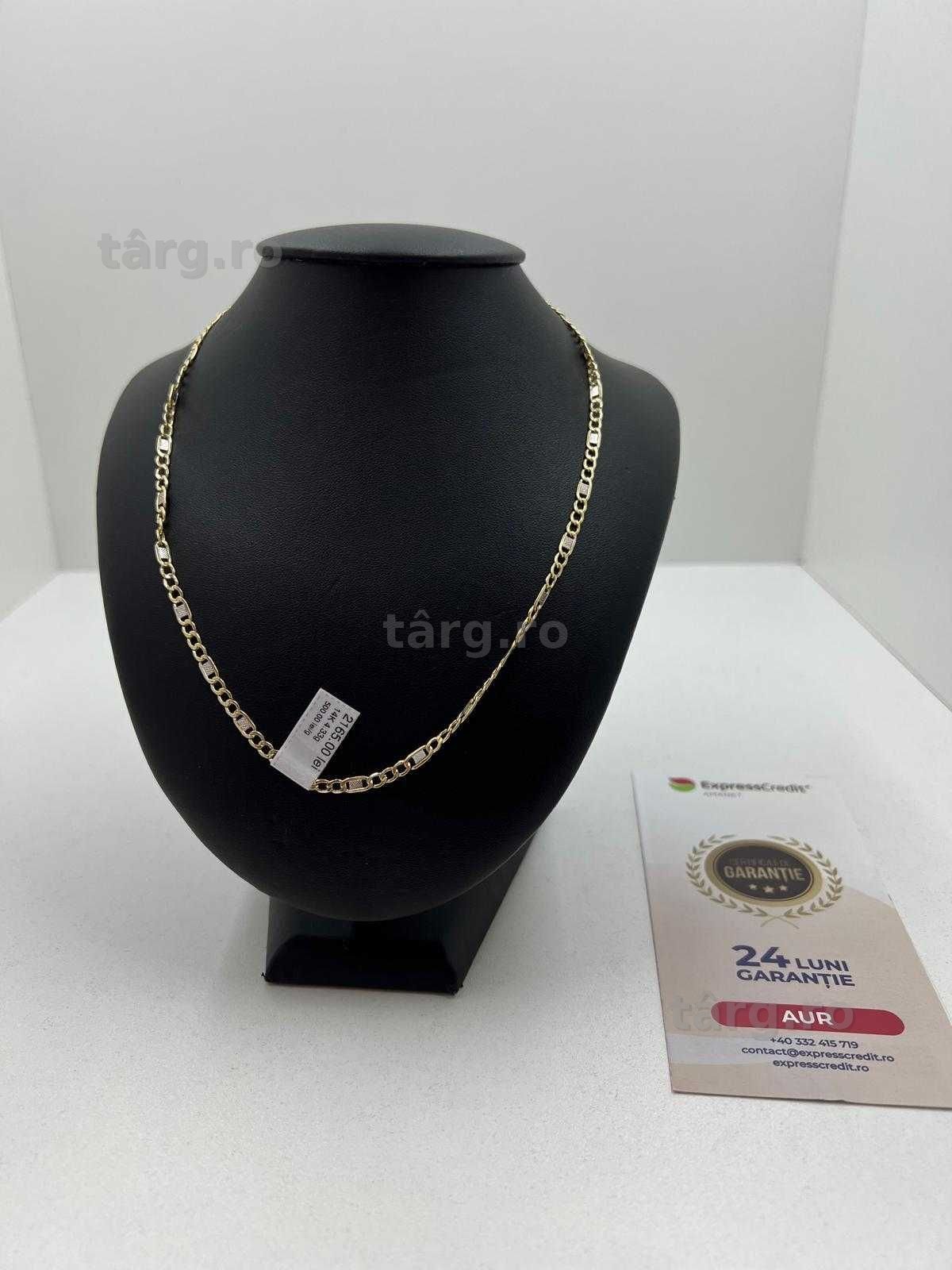 Lant Aur 14K 4.43g (Ag25 Belvedere B.43677.2) Garantie 2 ani!
