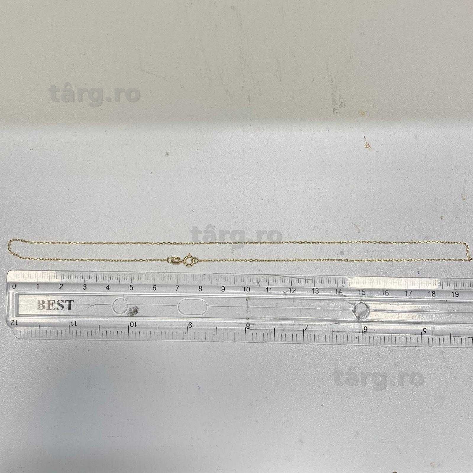 Lant aur 14k 1g (Ag13 56093) Garantie 2 ani!