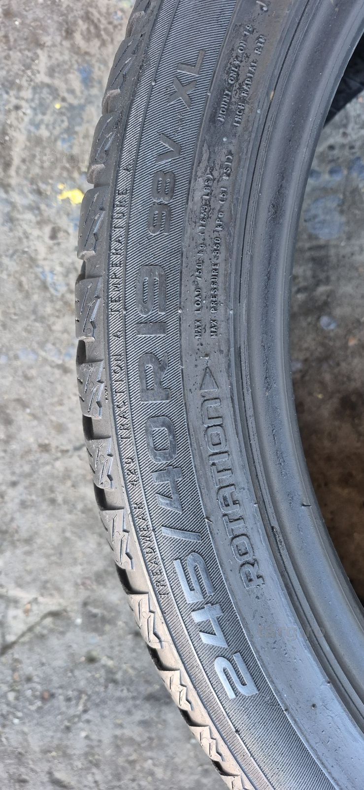 4 anvelope iarna Nokian 245/40/19.Pretul este pe bucata. 6