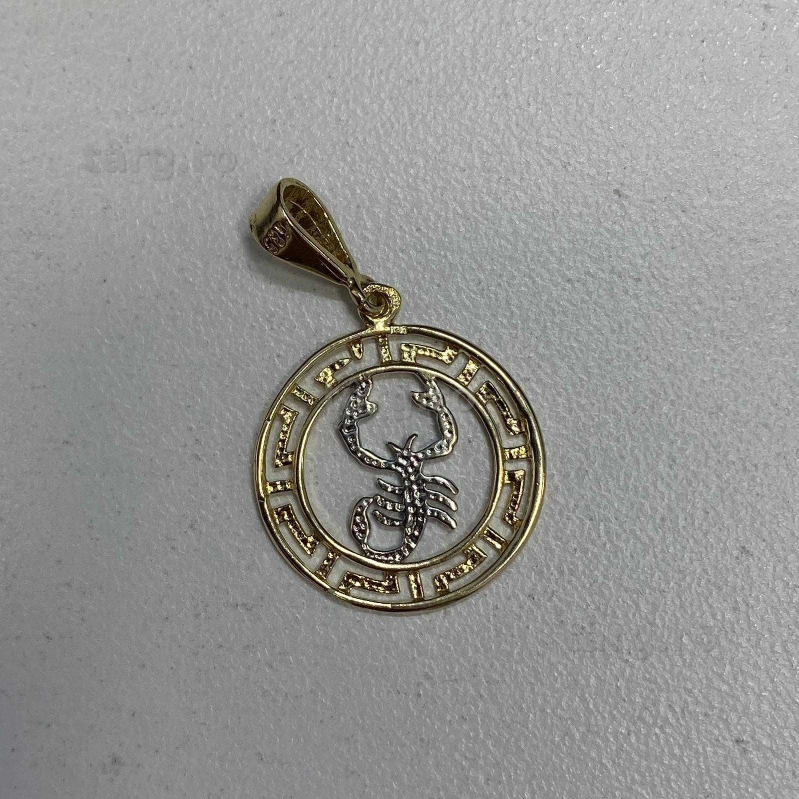 (AG13) Medalion aur 14k 1.74 g (B.55994) Garantie 2 ani! 2