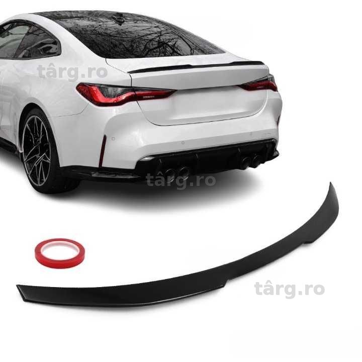 Eleron Portbagaj Lip Codita BMW G22 G82 Coupe, Model M4, Negru Lucios
