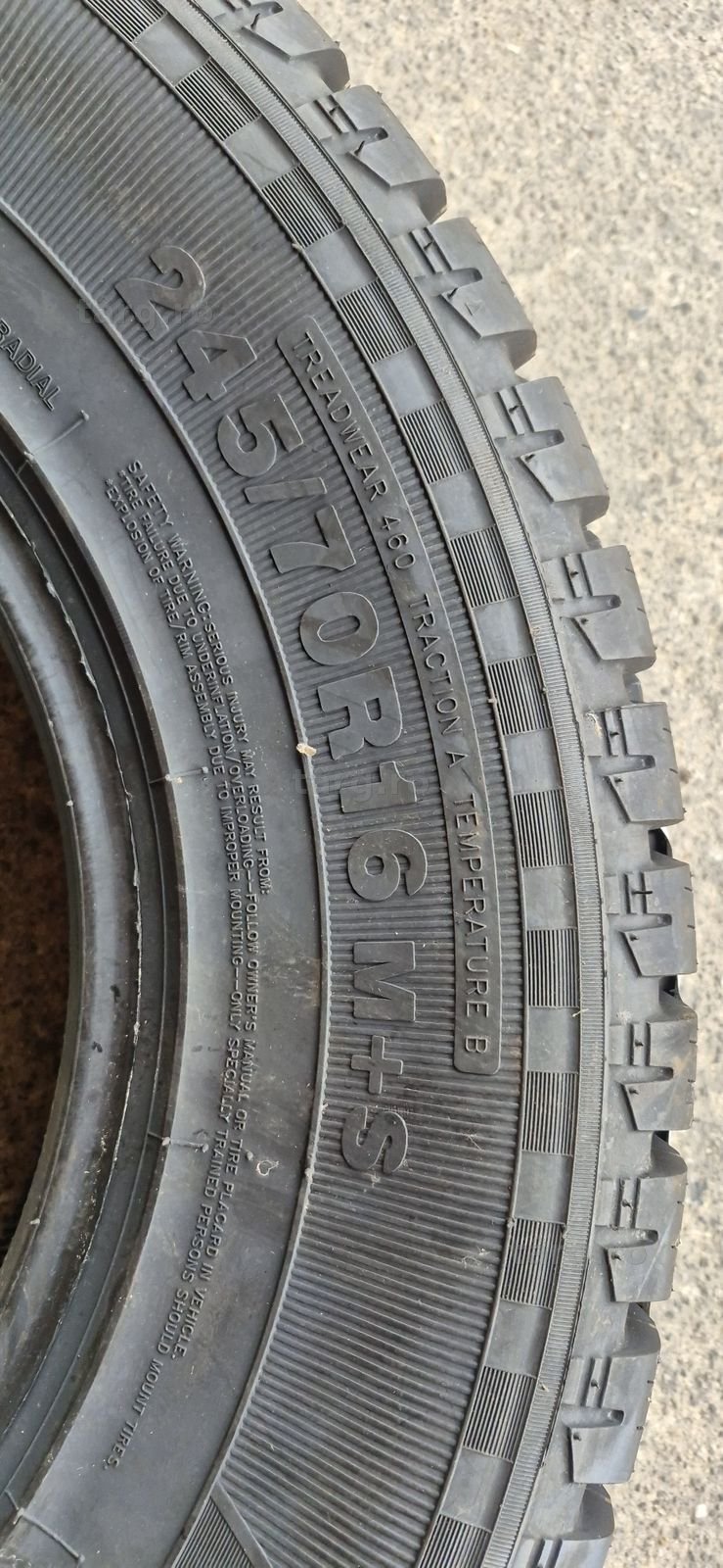4 anvelope M+S noi Ecovision All Terrain 245/70/16,dot 2024.Pretul este pe bucata. 6