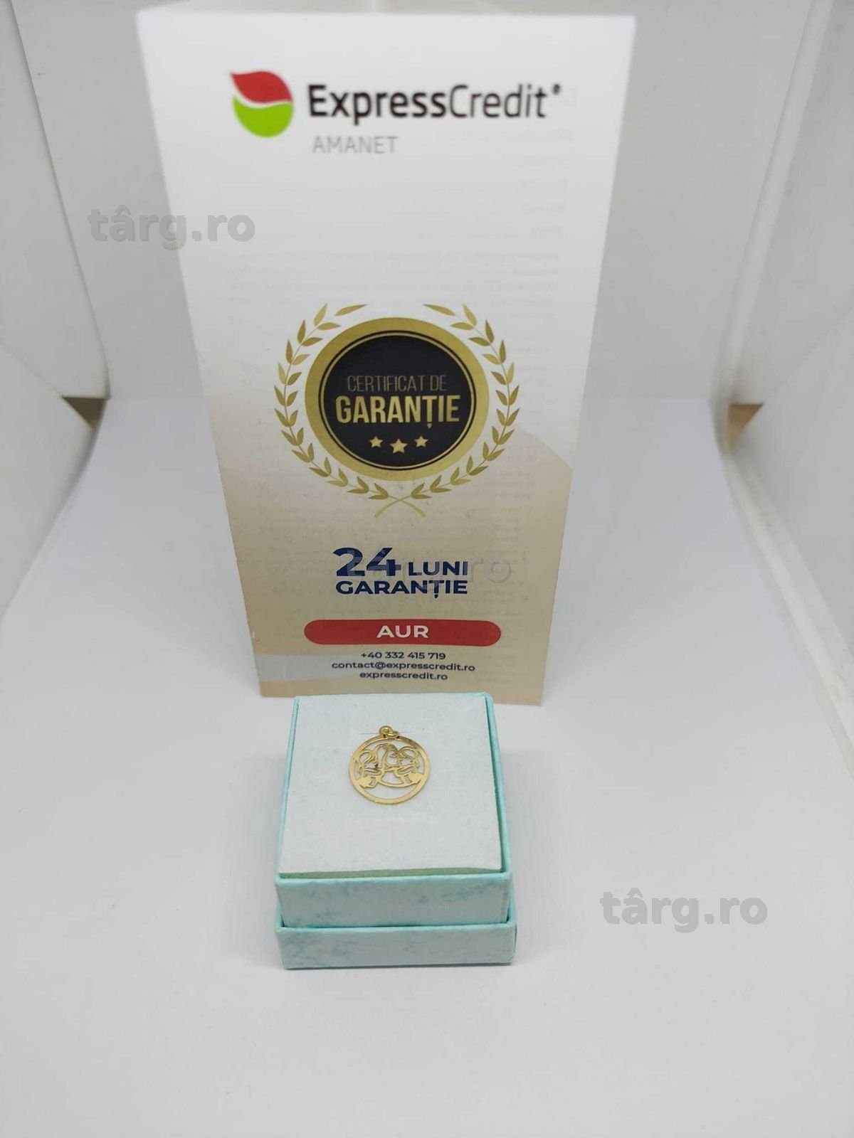 Pandantiv 14k 0.34gr [34908.2/30 Pacurari 2] Garantie 2 ani!!!