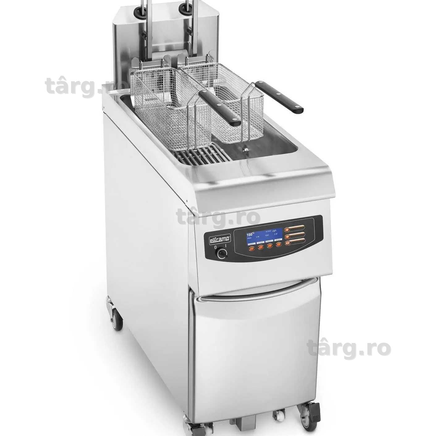 Elframo - Friteuza gaz 23 litri Friteuza 1 cuva; 25 kW ; LIFT automat