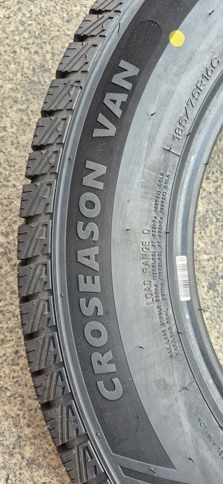 4 anvelope M+S noi Tercelo 185/75/16C,dot 2026.Pretul este pe bucata. 5
