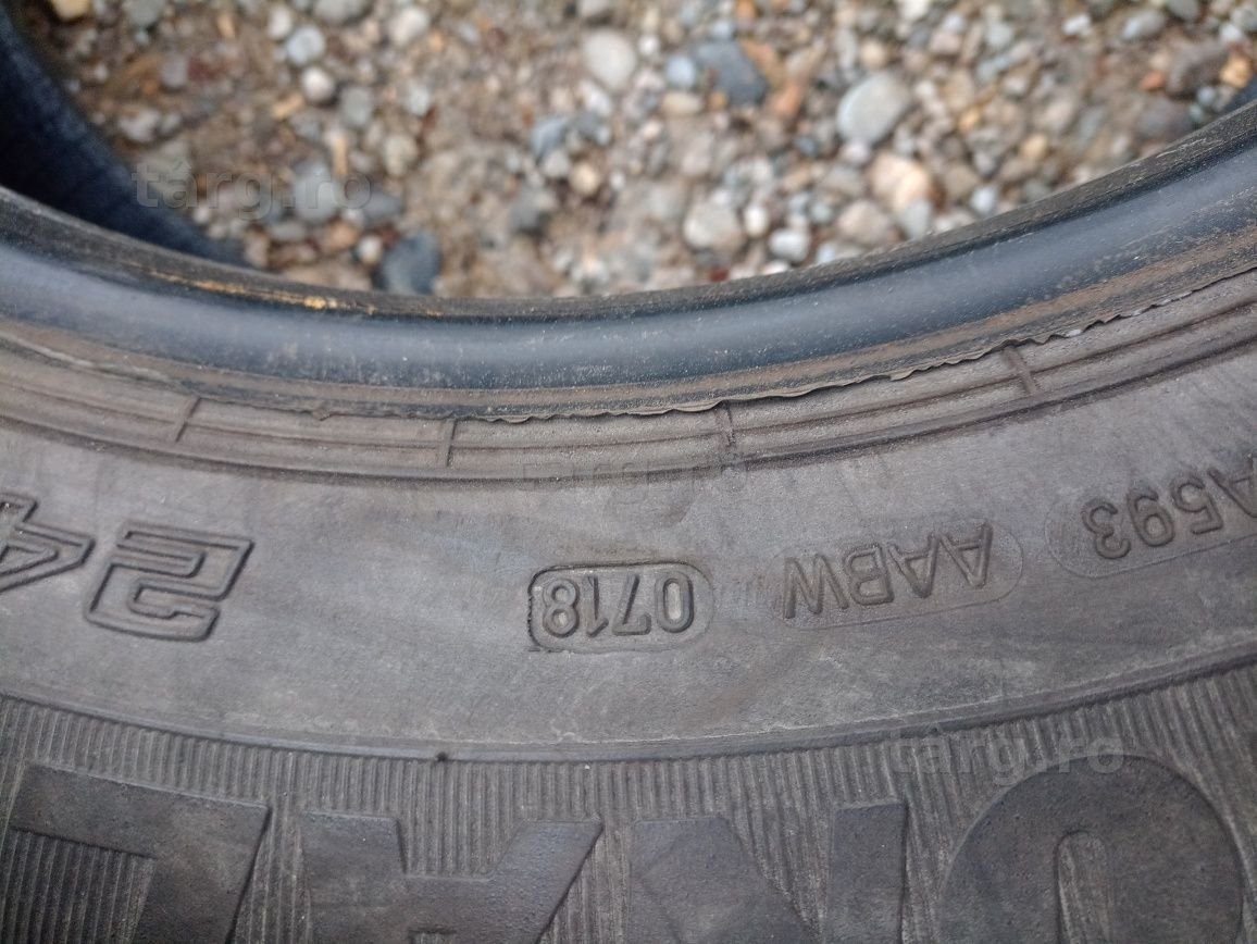4 anvelope M+S pentru trailer Goodyear 245/70 R19,5 dot 0718 6