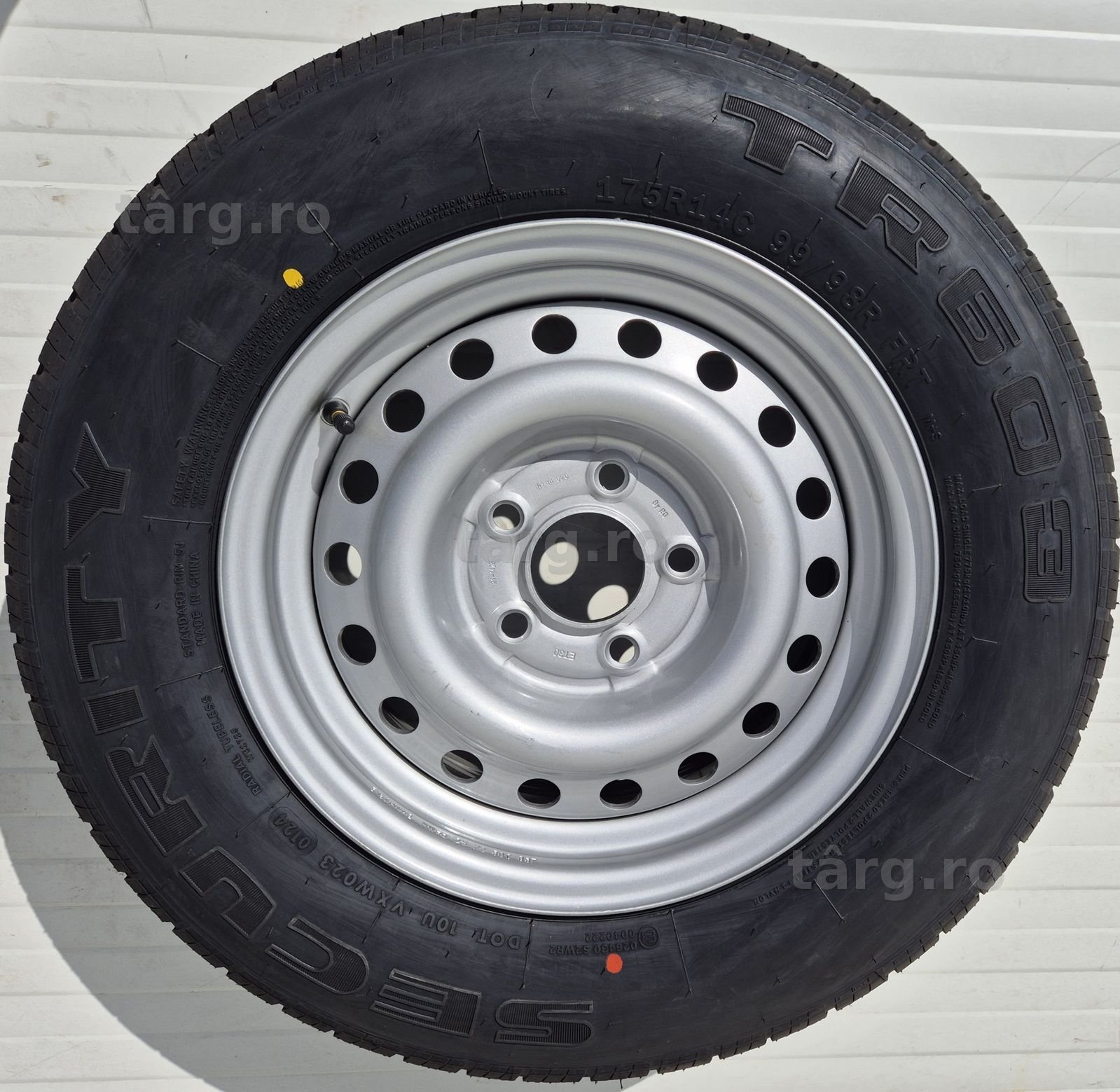 Roata 175 R14C ( 175/80 R14C), 99R, Anvelopa Security pe Janta 5.5jx14 2