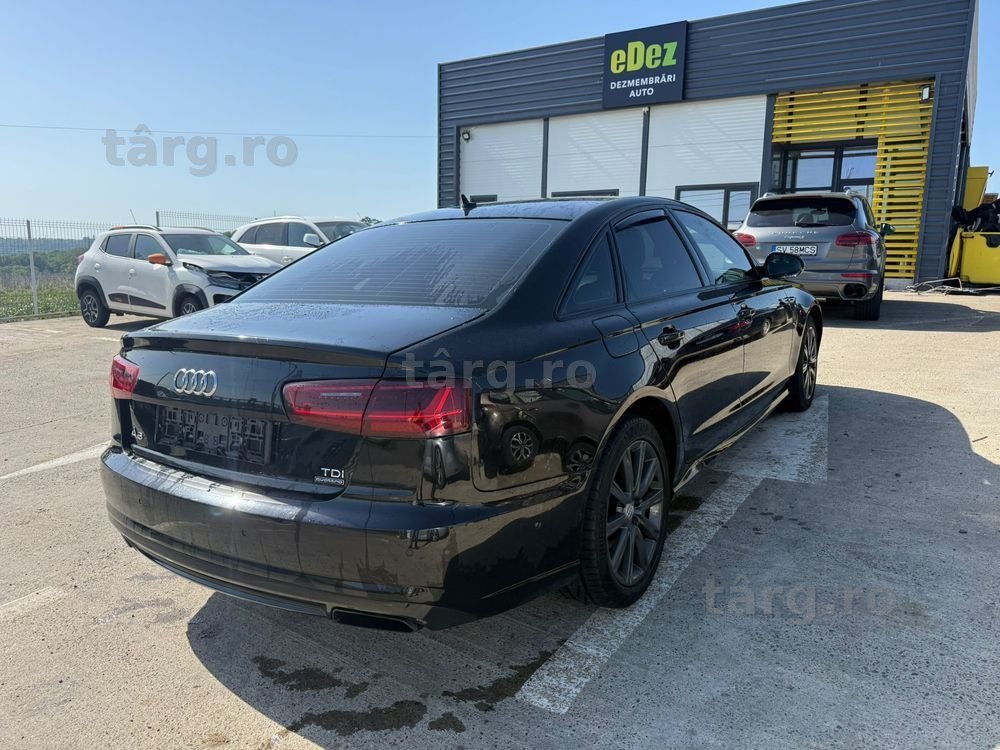 Dezmembrez Audi a6 c7 facelift s-line 2017 neagra berlina 3.0 tdi CZVA quattro cutie automata PLW
