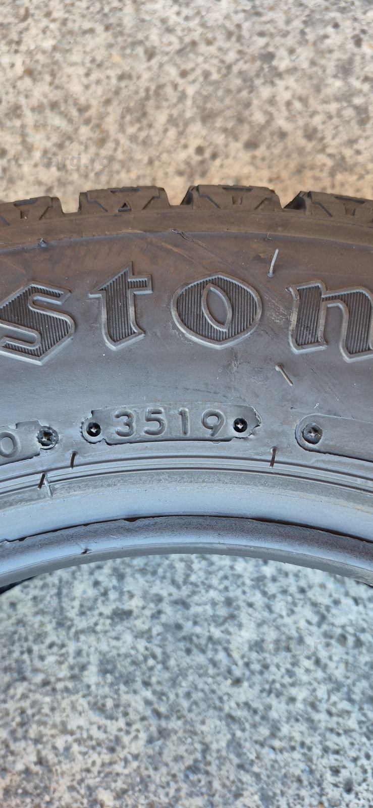 4 anvelope iarna ca noi Firestone 165/70/14C.Pretul este pe bucata. 8