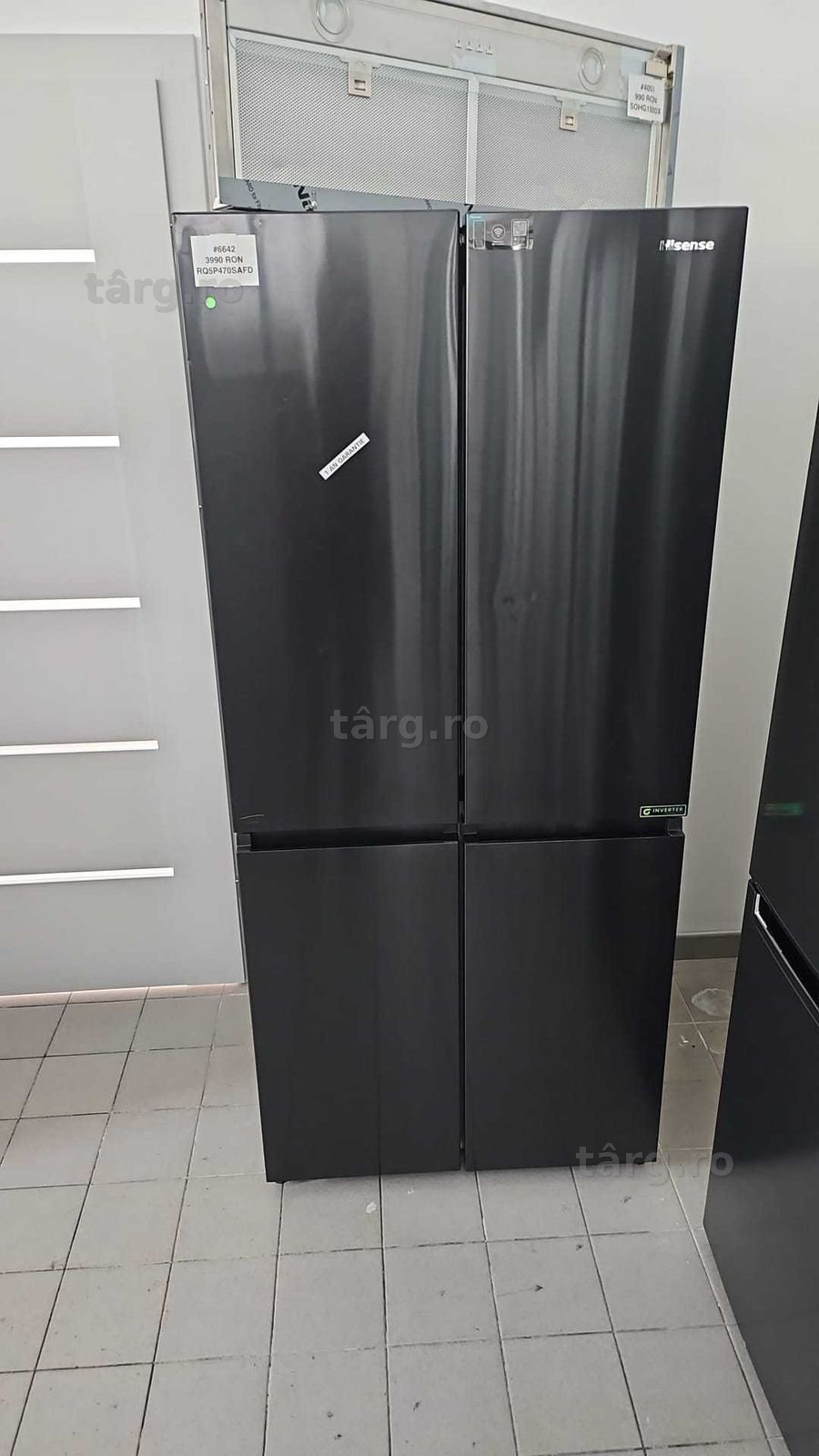 Frigider Cross-Door Hisense RQ5P470SAFD, 483L, Total No Frost, Inverter, Wi-Fi – Ca Nou +Factura +Garantie