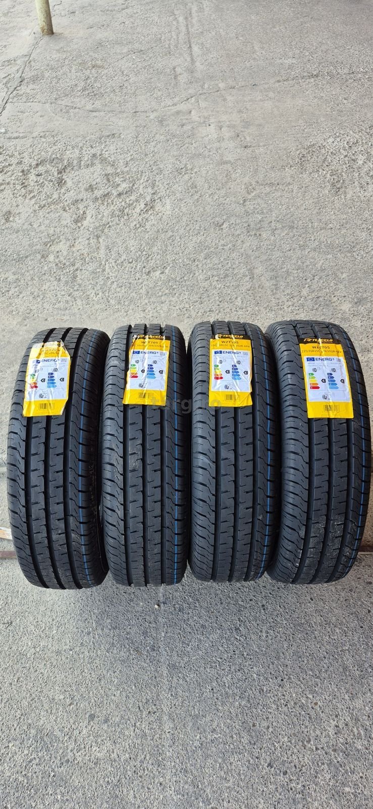4 anvelope vara noi Tercelo 195/70/15 C ,dot 2025.Pretul este pe bucat