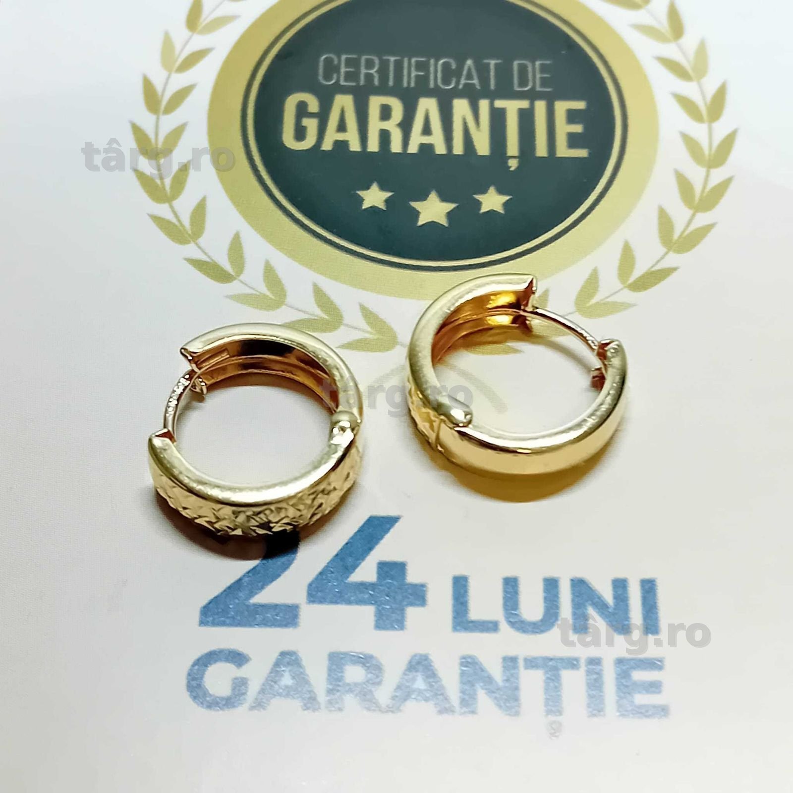 Cercei  aur 14k 1.88 gr (AG4 Dacia b.51895.2)Garantie 2 ani 2
