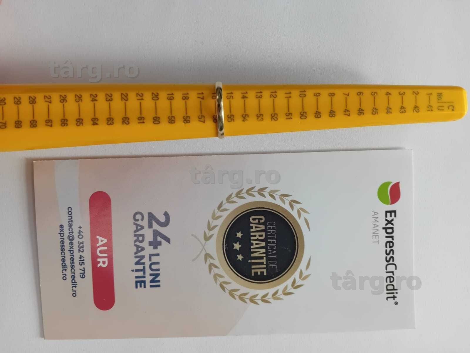 (Ag33) Inel Aur 14K/Garantie 2 ani 3