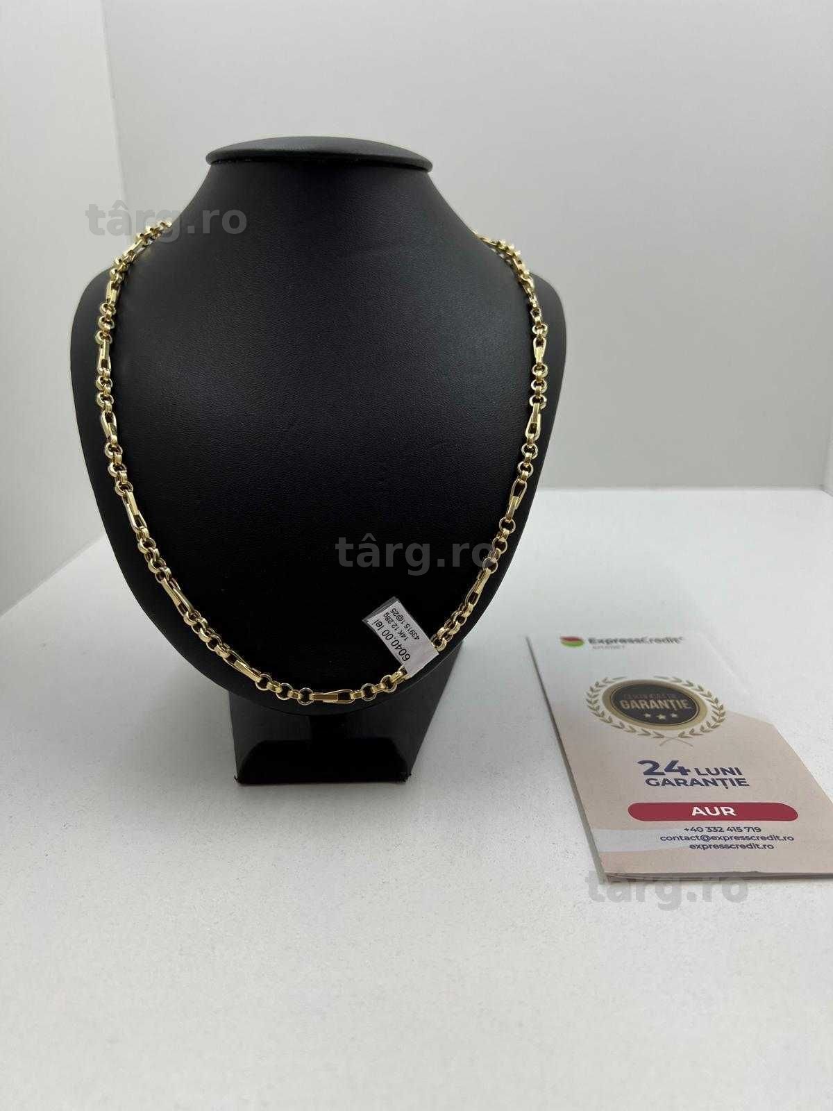 Lant  Aur 14K 12.28g (Ag25 Belvedere B.43915.1) Garantie 2 ani!