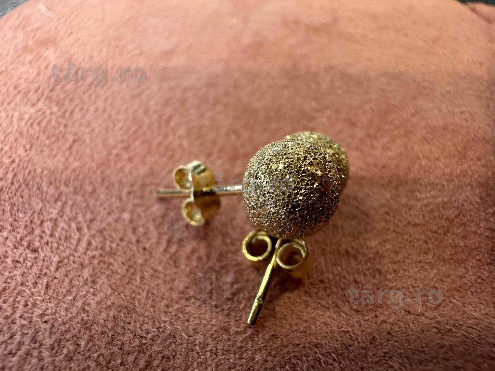 Cercei 14k 1.54g (Iulius Mall)(B-192.2) Garantie 2 ani! 2