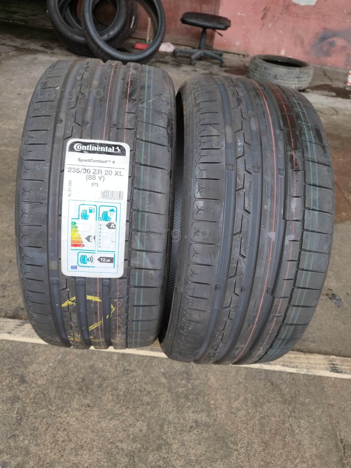 2 anvelope de vară noi  Continental ContiSportContact6  235/30/20 2