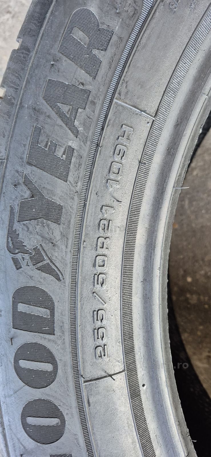 2 anvelope iarna Goodyear 255/50/21,dot 2022.Pretul este pe bucata. 5