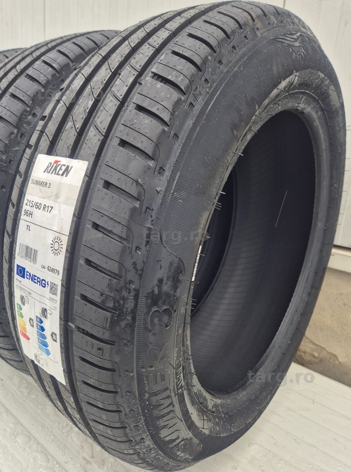 215/60 R17 96H RIKEN (By Michelin) Summer 3 Anvelope de vara B/B/71 3