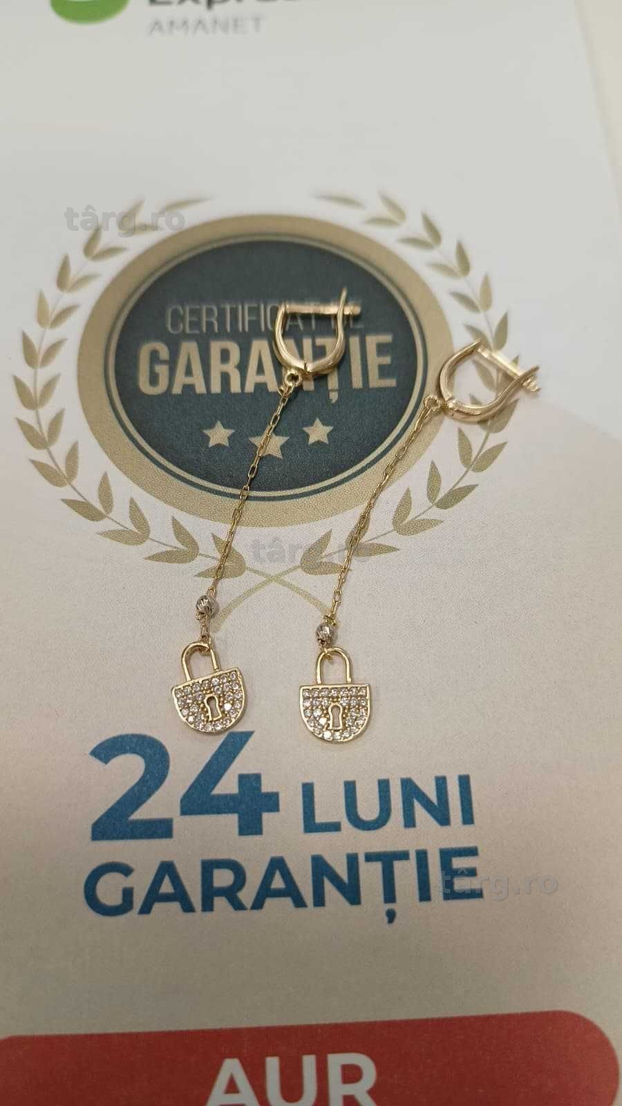 Cercei aur 14K 2.43gr [AG24 Harlau B.46133.2] - Garantie 2 ani! 2