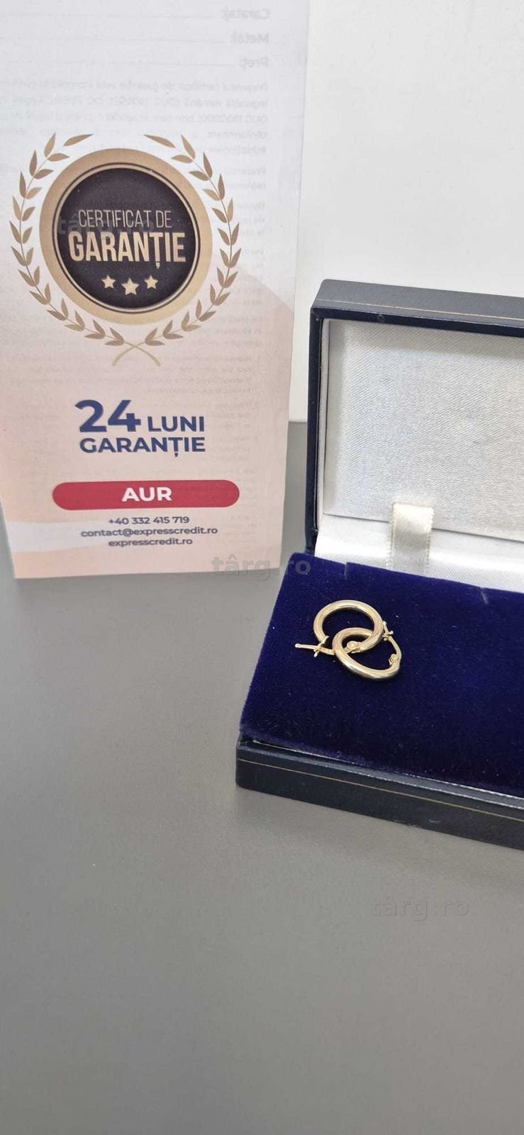 (AG46) Cercei aur 14K B.4603.1