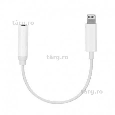 Adaptor casti iPhone Apple pentru jack 3.5mm de la Lightning