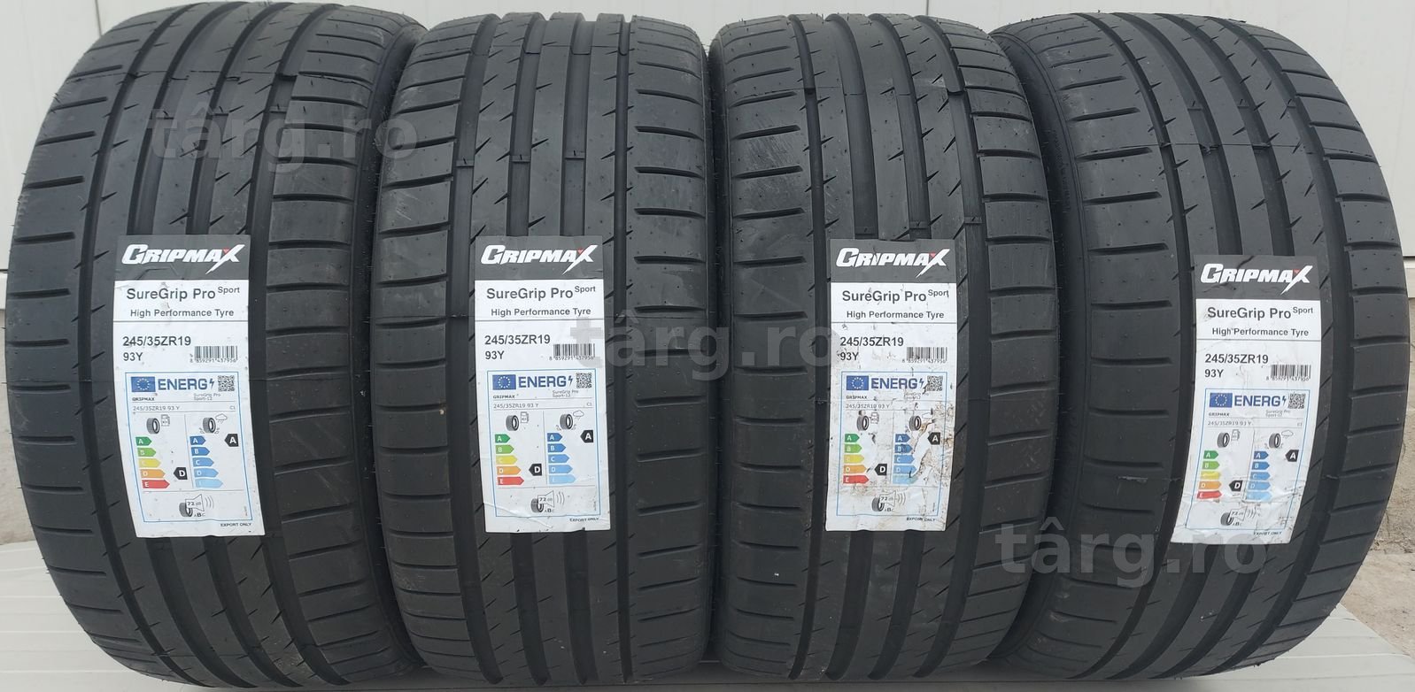 245/35 R19, 93Y XL, GRIPMAX SureGrip ProSport,  Anvelope de vara