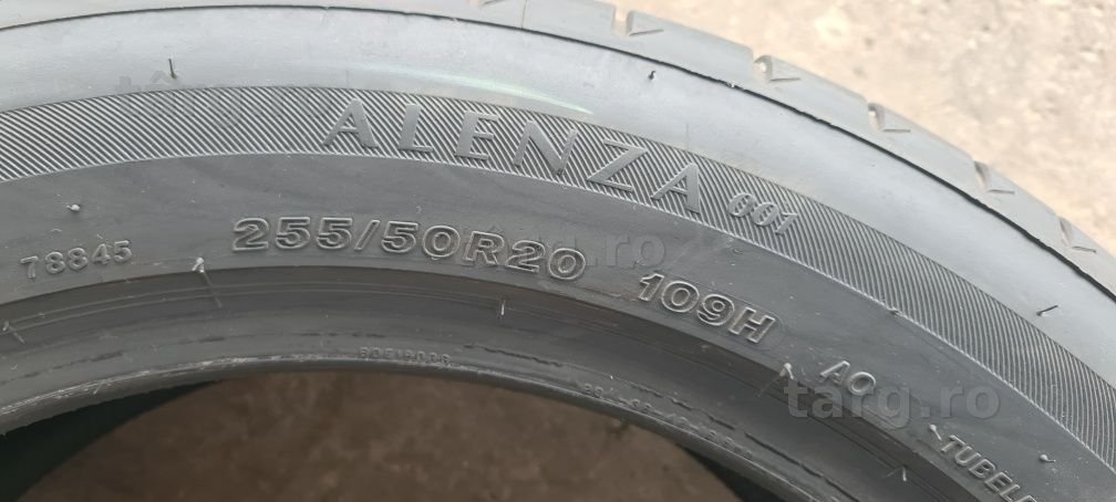 2 anvelope vara ca noi  Bridgestone 255/50/20,dot 2023.Pret/buc 4