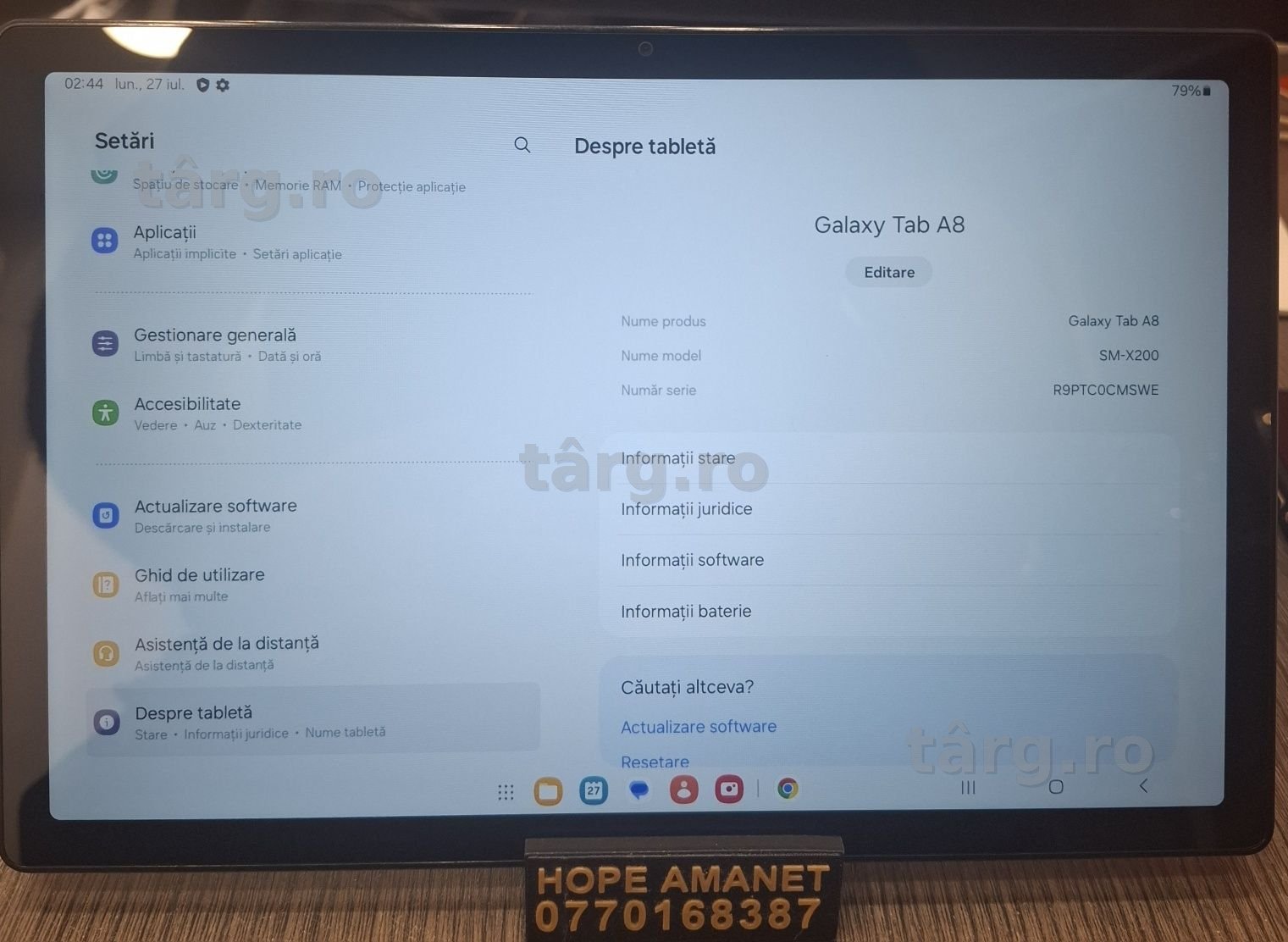 Hope Amanet P4-Samsung Tab A8 64Gb 4Gb Ram