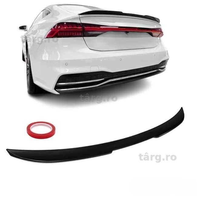 Eleron M4 Lip Codita Portbagaj Audi A7 C8 S7 (2019-2025), Negru Lucios
