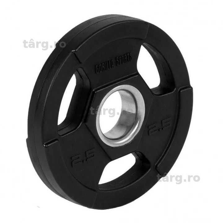 Disc profesional 50/51 mm Olimpic cu Grip 2.5 KG Gorilla Sports