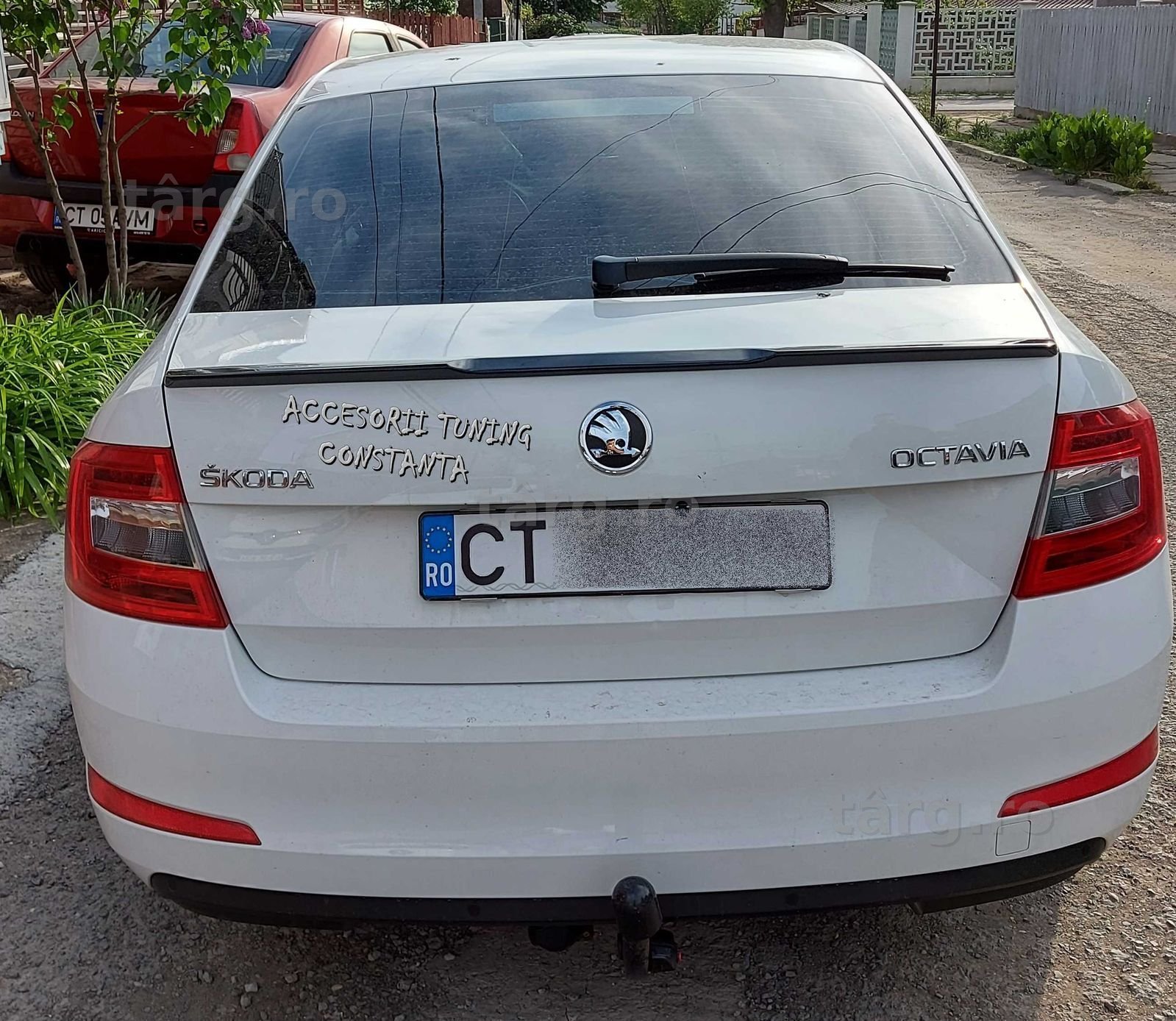 Eleron Portbagaj - Skoda Octavia 3 M4 Design Negru Lucios