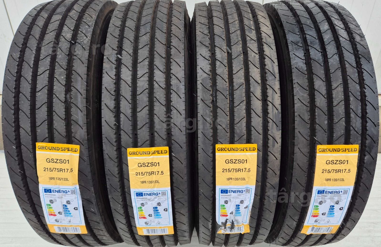 215/75 R17.5, 135L, GROUNDSPEED 16PR ,Anvelope de directie M+S