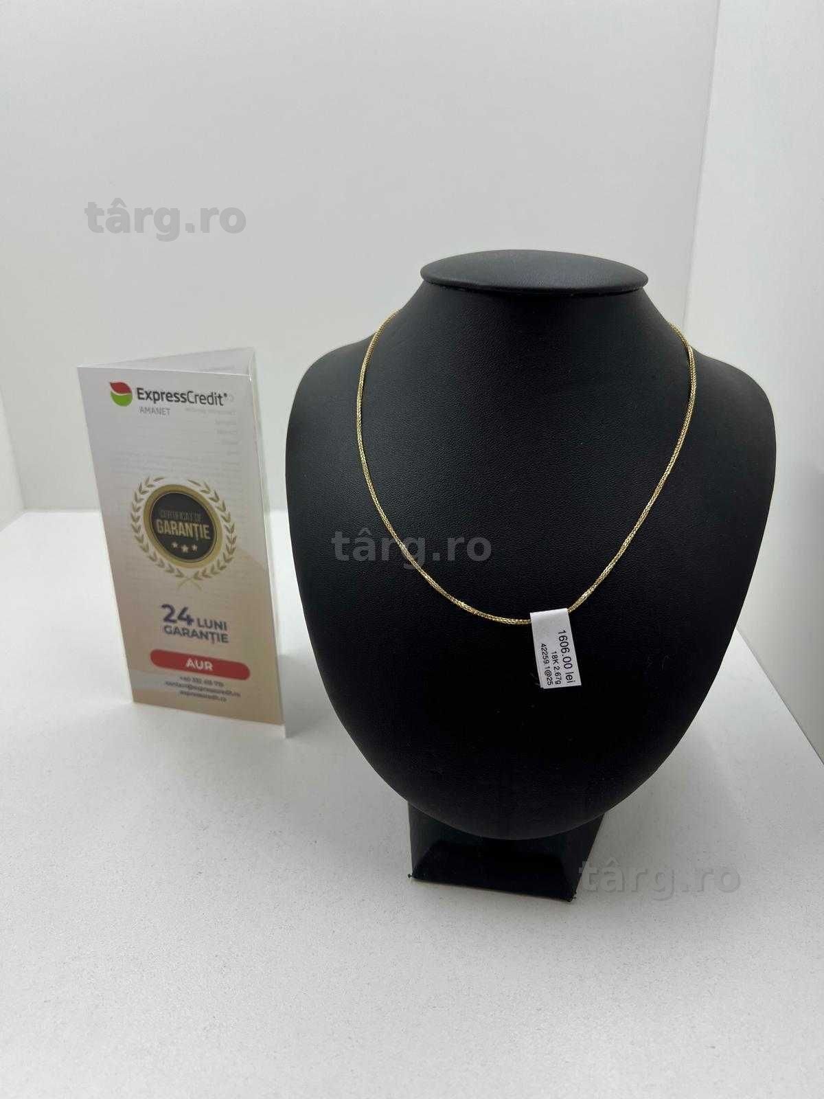 Lant aur 18K 2.67g (Ag25 Belvedere B.42259) Garantie 2 ani!
