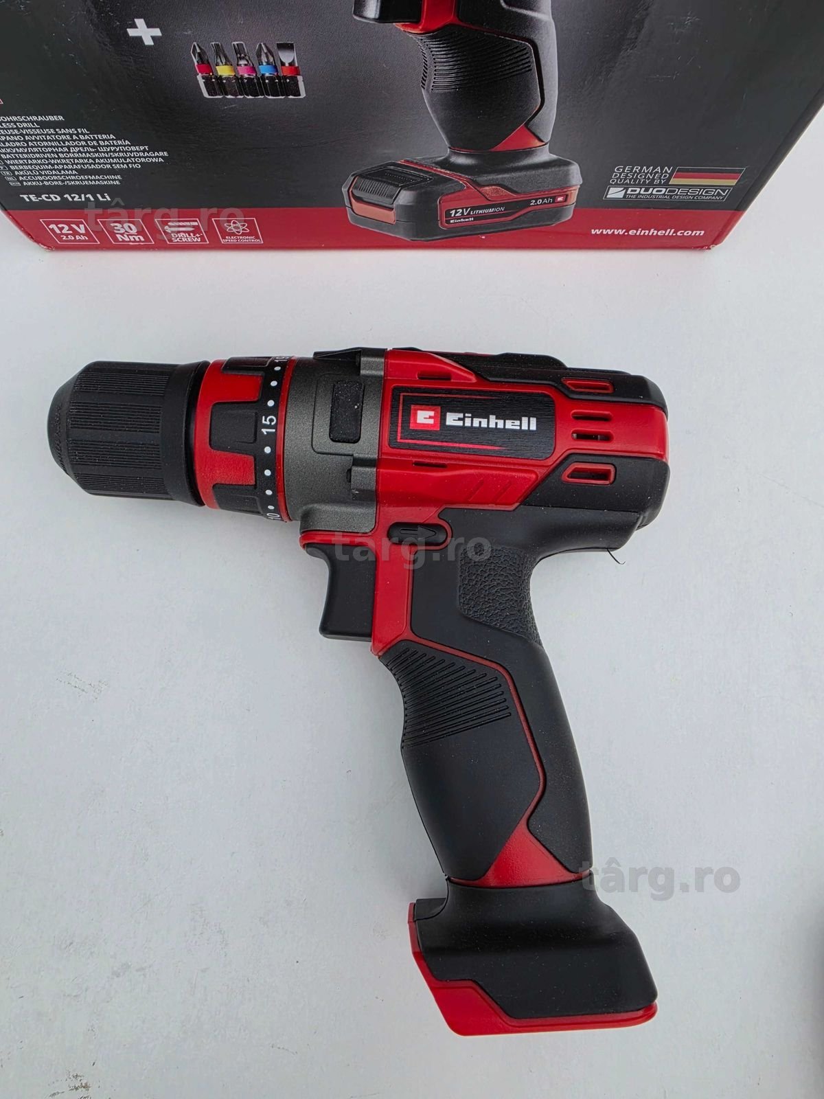Einhell TE-CD 12/1 Li Masina de gaurit si insurubat 2
